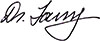 dr larry signature